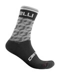 CASTELLI Șosete clasice de ciclism - CUBI W 15 - gri