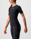 CASTELLI Tricou de ciclism cu mânecă scurtă - PROSECCO TECH W - negru