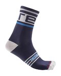 CASTELLI Șosete clasice de ciclism - PROLOGO 15 - albastru