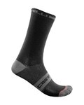 CASTELLI Șosete clasice de ciclism - SUPERLEGGERA T 18 - negru