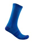 CASTELLI Șosete clasice de ciclism - SUPERLEGGERA T 18 - albastru