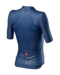 CASTELLI Tricou de ciclism cu mânecă scurtă - AERO PRO W - albastru