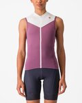 CASTELLI Tricoul de ciclism fără mâneci - SOLARIS - mov