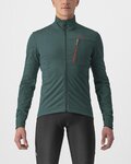 CASTELLI Jachetă termoizolantă de ciclism - GO - verde