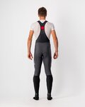 CASTELLI Pantaloni de ciclism lungi cu bretele - VELOCISSIMO 5 - gri