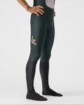 CASTELLI Pantaloni de ciclism lungi cu bretele - VELOCISSIMO 5 - verde