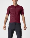 CASTELLI Tricou de ciclism cu mânecă scurtă - UNLIMITED ALLROAD - bordo