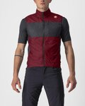 CASTELLI Vestă de ciclism - UNLIMITED PUFFY - bordo