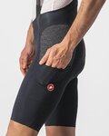 CASTELLI Pantaloni scurți de ciclism cu bretele - FREE UNLIMITED - negru
