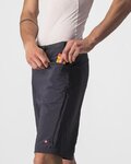CASTELLI Pantaloni scurți de ciclism fără bretele - UNLIMITED TRAIL BAGGY - negru