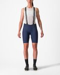 CASTELLI Pantaloni scurți de ciclism cu bretele - FREE AERO RC W - albastru