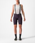 CASTELLI Pantaloni scurți de ciclism cu bretele - FREE AERO RC W - mov