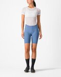CASTELLI Pantaloni scurți de ciclism fără bretele - FREE AERO RC W SHORT - albastru deschis