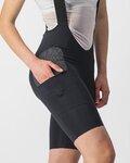 CASTELLI Pantaloni scurți de ciclism cu bretele - FREE UNLIMITED W - negru