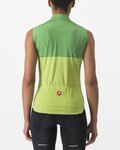 CASTELLI Tricoul de ciclism fără mâneci - VELOCISSIMA - verde deschis