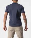 CASTELLI Tricou de ciclism cu mânecă scurtă - TECH 2 POLO - albastru
