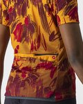 CASTELLI Tricou de ciclism cu mânecă scurtă - UNLTD SENTIERO - portocaliu/roșu