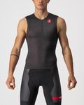 CASTELLI Tricoul de ciclism fără mâneci - FREE TRI 2 - negru