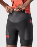 CASTELLI Pantaloni scurți de ciclism fără bretele - FREE W TRI - negru