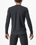 CASTELLI Tricou de cilism pentru iarnă cu mânecă lungă - UNLIMITED MERINO - negru