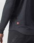 CASTELLI Tricou de cilism pentru iarnă cu mânecă lungă - UNLIMITED MERINO - negru