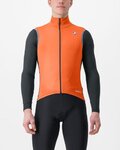 CASTELLI Vestă de ciclism - PERFETTO RoS 2 - portocaliu