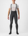 CASTELLI Pantaloni de ciclism lungi cu bretele - FREE AERO RC - negru