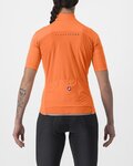 CASTELLI Tricou de ciclism cu mânecă scurtă - PERFETTO RoS 2 W WIND - portocaliu