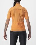 CASTELLI Tricou de ciclism cu mânecă scurtă - PERFETTO ROS 2 W WIND - portocaliu