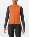 CASTELLI Vestă de ciclism - PERFETTO RoS 2 W - portocaliu