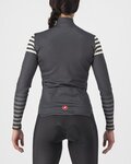 CASTELLI Tricou de cilism pentru iarnă cu mânecă lungă - AUTUNNO - gri