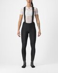 CASTELLI Pantaloni de ciclism lungi cu bretele - FREE AERO RC W DT - negru