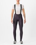 CASTELLI Pantaloni de ciclism lungi cu bretele - FREE AERO RC W DT - mov
