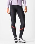 CASTELLI Pantaloni de ciclism lungi cu bretele - VELOCISSIMA DT - negru