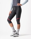 CASTELLI 3/4 șosete de ciclism fără bretele - VELOCISSIMA THERMAL - negru