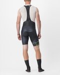 CASTELLI Pantaloni scurți de ciclism cu bretele - FREE AERO RC KIT - negru/verde deschis
