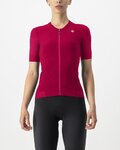 CASTELLI Tricou de ciclism cu mânecă scurtă - PREMIO W - roșu