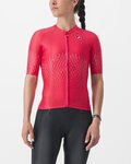 CASTELLI Tricou de ciclism cu mânecă scurtă - AERO PRO W - roșu
