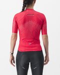 CASTELLI Tricou de ciclism cu mânecă scurtă - AERO PRO W - roșu