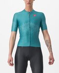 CASTELLI Tricou de ciclism cu mânecă scurtă - AERO PRO W - verde