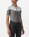 CASTELLI Tricou de ciclism cu mânecă scurtă - GRADIENT COLOR BLOCK - gri