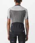 CASTELLI Tricou de ciclism cu mânecă scurtă - GRADIENT COLOR BLOCK - gri