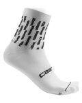 CASTELLI Șosete clasice de ciclism - AERO PRO W - alb