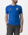 CASTELLI Tricou de ciclism cu mânecă scurtă - ITALIA MERINO - albastru