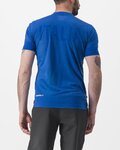 CASTELLI Tricou de ciclism cu mânecă scurtă - ITALIA MERINO - albastru