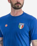 CASTELLI Tricou de ciclism cu mânecă scurtă - ITALIA MERINO - albastru