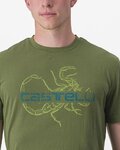 CASTELLI Tricou de ciclism cu mânecă scurtă - FINALE - verde