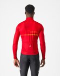 CASTELLI Tricou de cilism pentru iarnă cu mânecă lungă - ENTRATA THERMAL - roșu