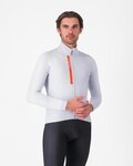 CASTELLI Tricou de cilism pentru iarnă cu mânecă lungă - ENTRATA THERMAL - argintiu