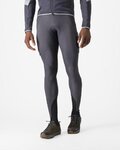 CASTELLI Pantaloni de ciclism lungi cu bretele - UNLIMITED THERMAL - gri